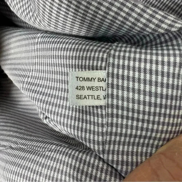 Tommy Bahama Brown Wool‎ Blend Herringbone Tweed Blazer Elbow Patches Sz L - Picture 14 of 16